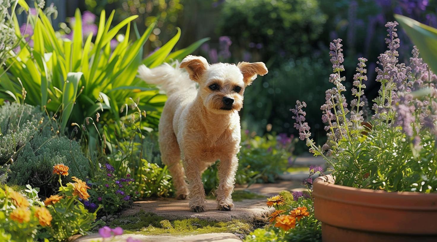 Sicherer und spaßiger Garten für deinen Hund