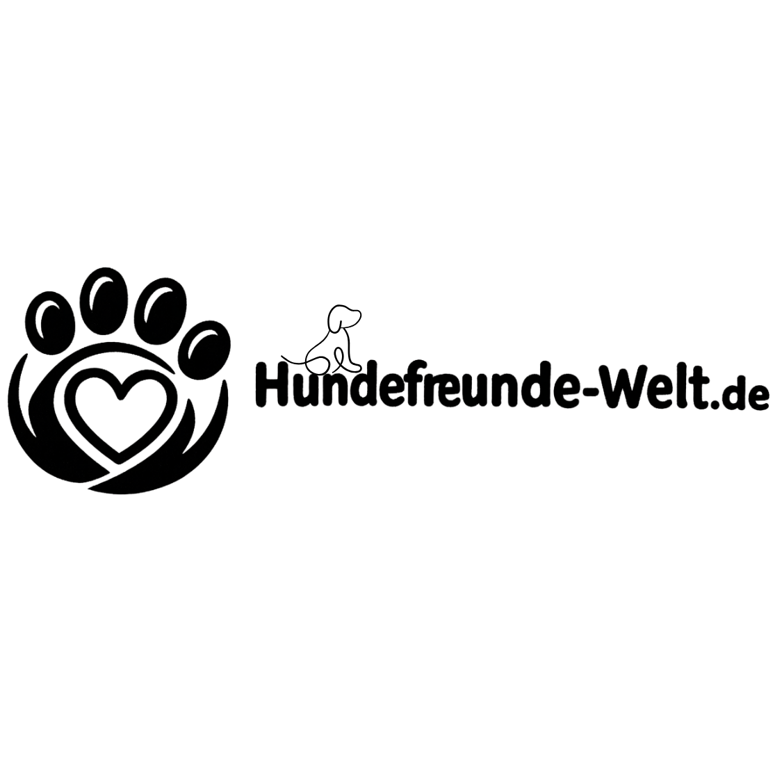 Schwarz Typografie Linie Hund Pfote Logo Kreativ Modern Tiergeschäftk938640000000